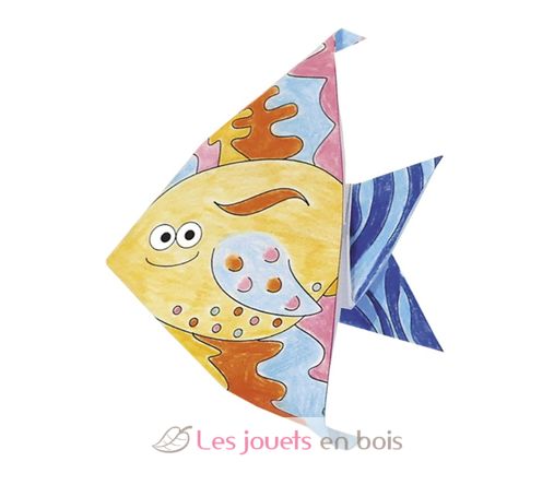 Coloring Origami - Poisson FR-11387 Fridolin 4