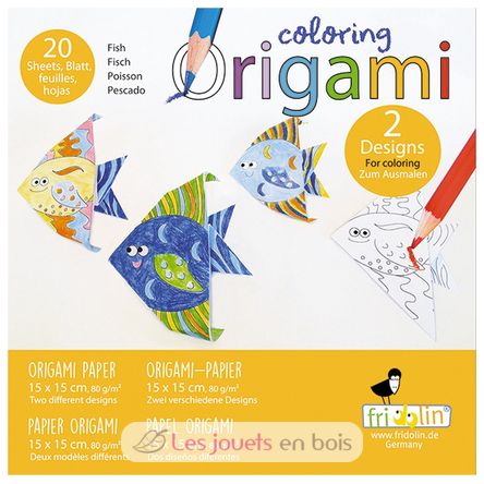 Coloring Origami - Poisson FR-11387 Fridolin 1