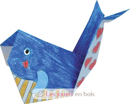 Coloring Origami - Baleine FR-11388 Fridolin 2