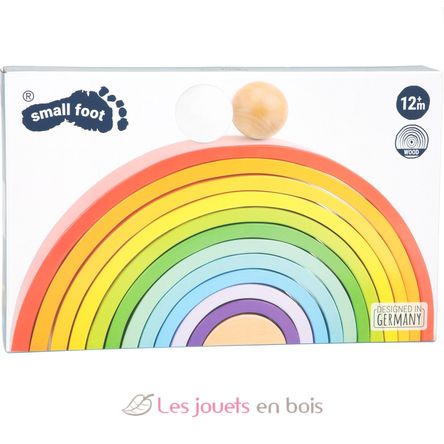 Blocs en bois Arc-en-ciel XL LE11412 Small foot company 13