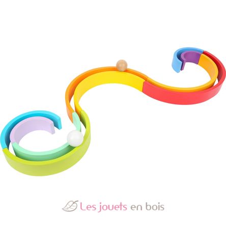 Blocs en bois Arc-en-ciel XL LE11412 Small foot company 11