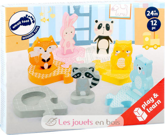 Puzzle à encastrer Pastel LE11472 Small Foot company 6