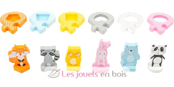 Puzzle à encastrer Pastel LE11472 Small Foot company 3