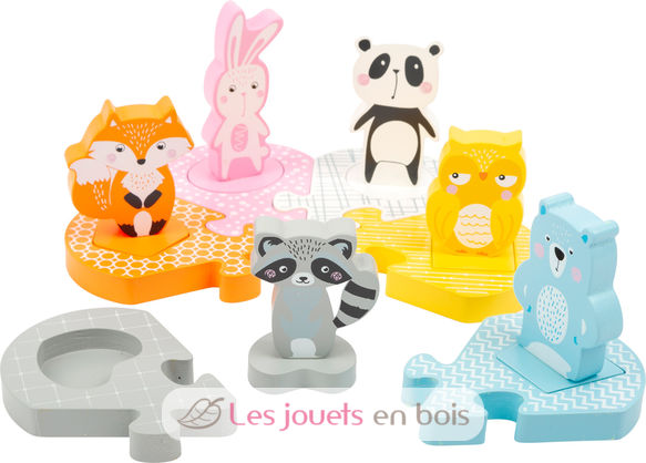 Puzzle à encastrer Pastel LE11472 Small foot company 2