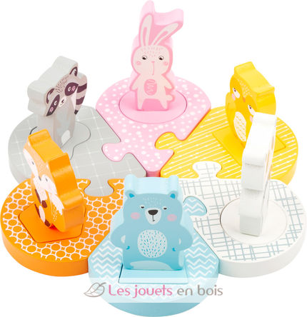 Puzzle à encastrer Pastel LE11472 Small Foot company 1