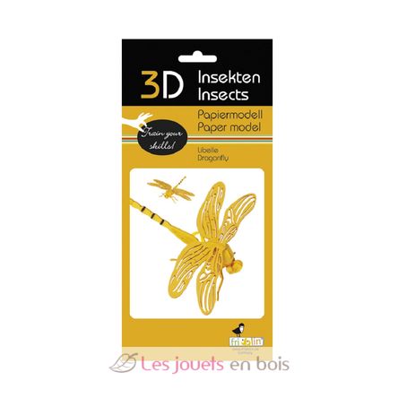 Maquette 3D en papier Libellule FRI-11601 Fridolin 5