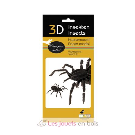 Maquette 3D en papier Tarentule FRI-11605 Fridolin 4