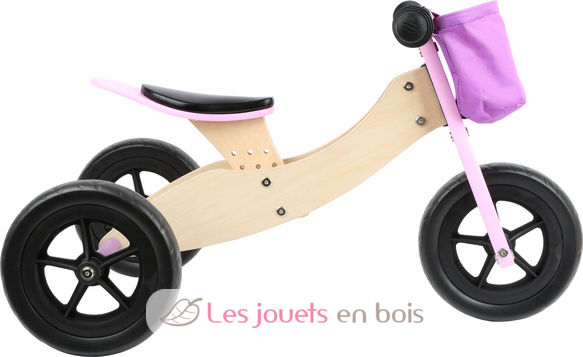 Draisienne Tricycle 2 en 1 Maxi Rose LE11611 Small foot company 2