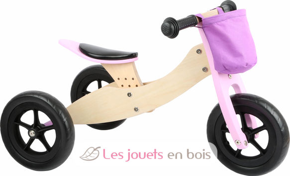 Draisienne Tricycle 2 en 1 Maxi Rose LE11611 Small foot company 1