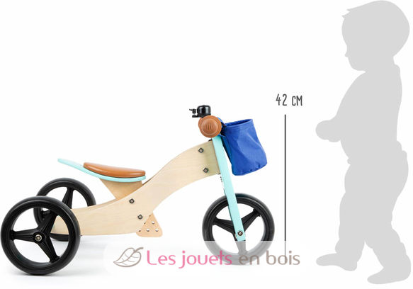 Draisienne Tricycle 2 en 1 Turquoise LE11610 Small foot company 4