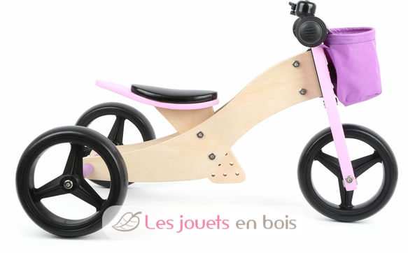 Draisienne Tricycle 2 en 1 Rose LE11612 Small foot company 2