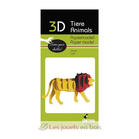 Maquette 3D en papier Lion FRI-11620 Fridolin 2