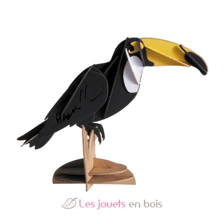 Maquette 3D en papier Toucan FRI-11621 Fridolin 1