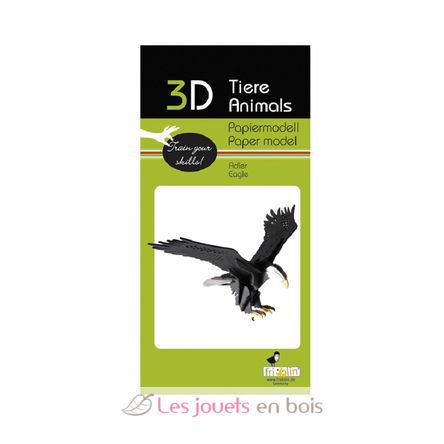 Maquette 3D en papier Aigle FRI-11622 Fridolin 2