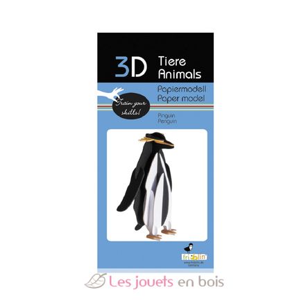 Maquette 3D en papier Pingouin FR-11626 Fridolin 2