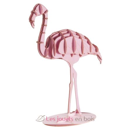 Maquette 3D en papier Flamant rose FRI-11630 Fridolin 1