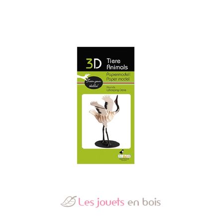 Maquette 3D en papier Grue Blanche FRI-11656 Fridolin 2