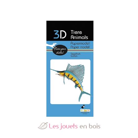 Maquette 3D en papier Espadon voilier FI11660 Fridolin 2