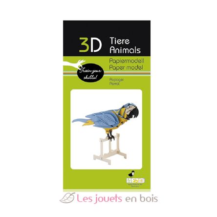 Maquette 3D en papier Perroquet FRI-11677 Fridolin 2