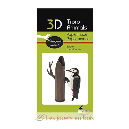 Maquette 3D en papier Pic épeiche FRI-11687 Fridolin 2
