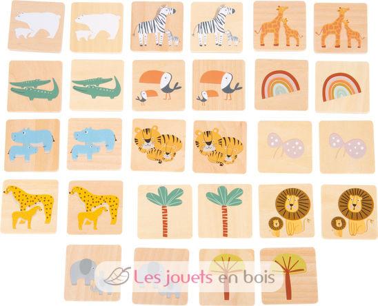 Jeu de mémo Safari LE11696 Small foot company 4
