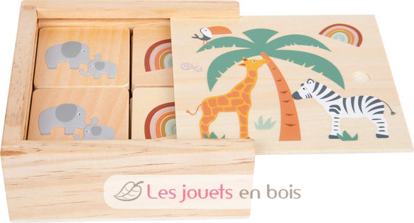 Jeu de mémo Safari LE11696 Small foot company 3