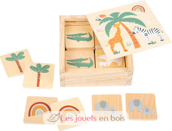 Jeu de mémo Safari LE11696 Small foot company 2
