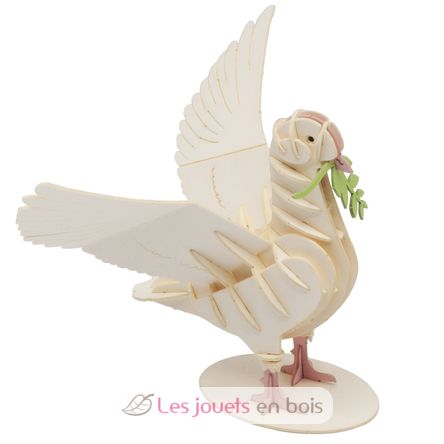 Maquette 3D en papier Pigeon blanc FRI-11718 Fridolin 1