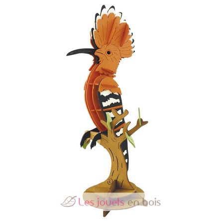 Maquette 3D en papier Huppe fasciée FR-11720 Fridolin 1