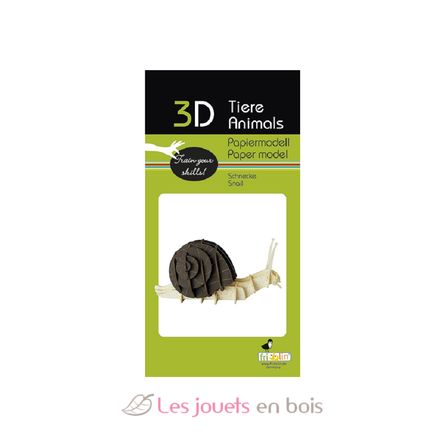 Maquette 3D en papier Escargot FR-11722 Fridolin 2