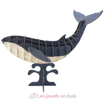 Maquette 3D en papier Baleine bleue FI-11725 Fridolin 1