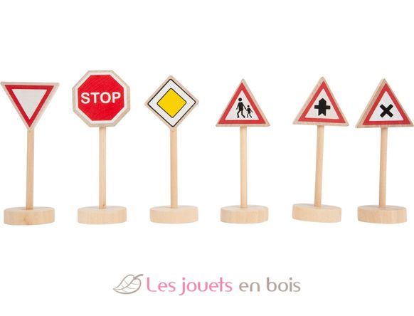 28pcs / Lot Moderne Panneau de Signalisation Mini Modèle Enfants