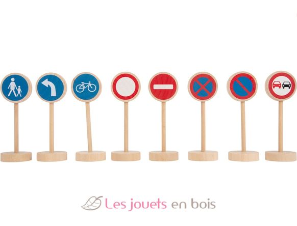 LOT 29 PANNEAU Ancien Jeu Jouet Code Route Signalisation sécurité