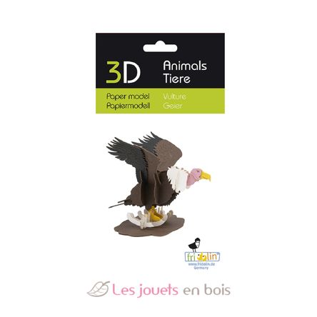 Maquette 3D en papier Vautour FRI-11741 Fridolin 2