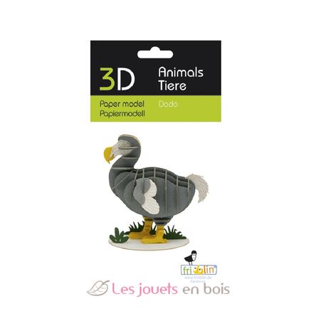 Maquette 3D en papier Dodo FRI-11747 Fridolin 2