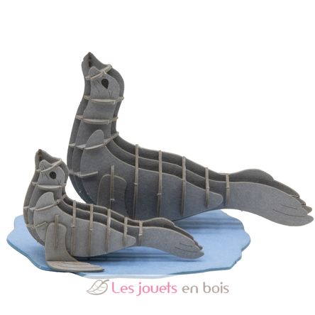 Maquette 3D en papier Phoque FR-11748 Fridolin 1
