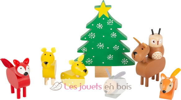 Set de jeu Noël des animaux de la forêt LE11749 Small foot company 3