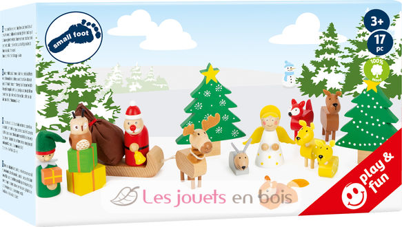 Set de jeu Noël des animaux de la forêt LE11749 Small foot company 6