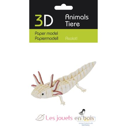Maquette 3D en papier Axolotl FR-11755 Fridolin 2