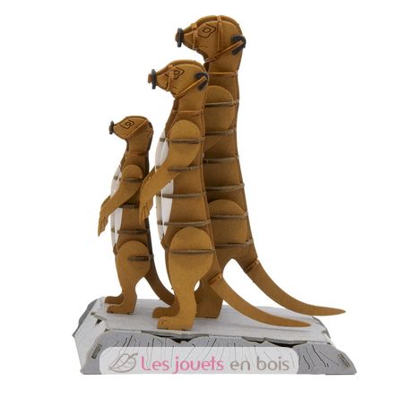 Maquette 3D en papier Suricates FRI-11757 Fridolin 1