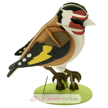 Maquette 3D en papier chardonneret elegant FRI-11765 Fridolin 1