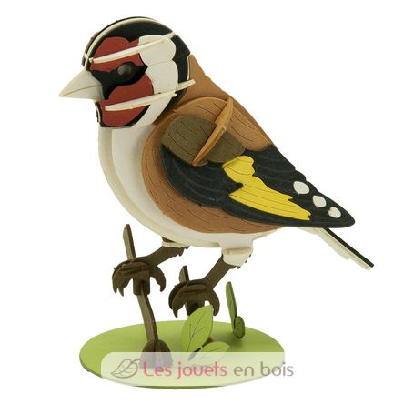Maquette 3D en papier chardonneret elegant FRI-11765 Fridolin 2