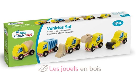 tender leaf toys Véhicule de chantier Ensemble de véhicules de 5