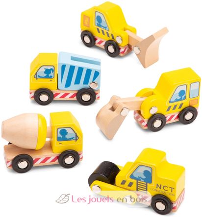 tender leaf toys Véhicule de chantier Ensemble de véhicules de 5