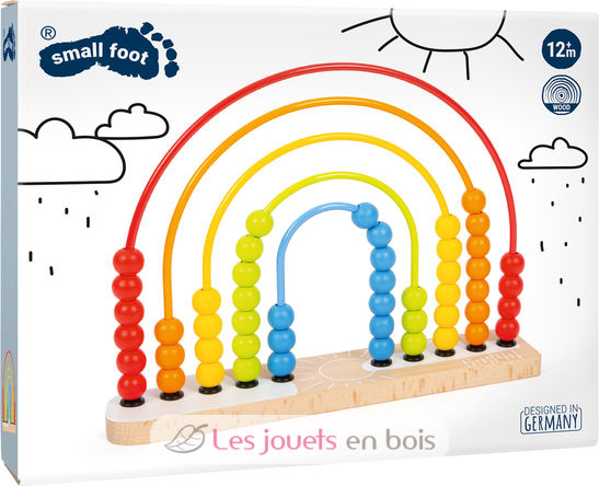 Circuit de motricité et boulier Arc-en-ciel LE11965 Small foot company 9