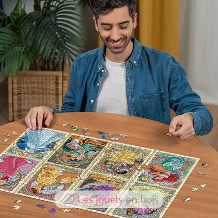 Puzzle Disney Princesses Art 1000 pièces RAV12000497 Ravensburger 4