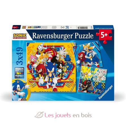 Puzzle Aventures de Sonic 3x49 pcs RAV12001133 Ravensburger 1