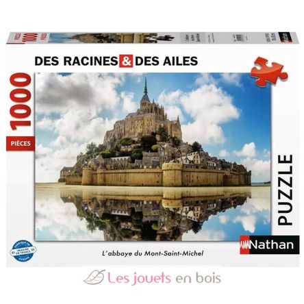 Puzzle L'abbaye du Mont Saint-Michel 1000 pcs N12001535 Nathan 1