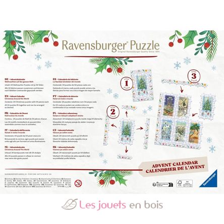 Calendrier de l'Avent Noël autour du monde RAV12004246 Ravensburger 3