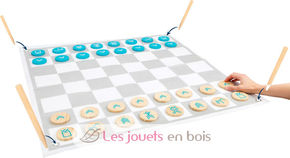 Jeu de dames et échecs LE12026 Small foot company 1